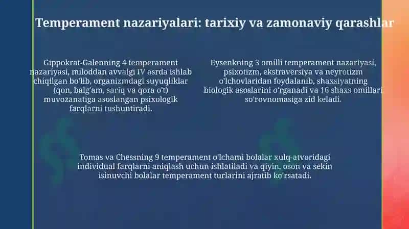 Temperament va uning nazariyalari 4