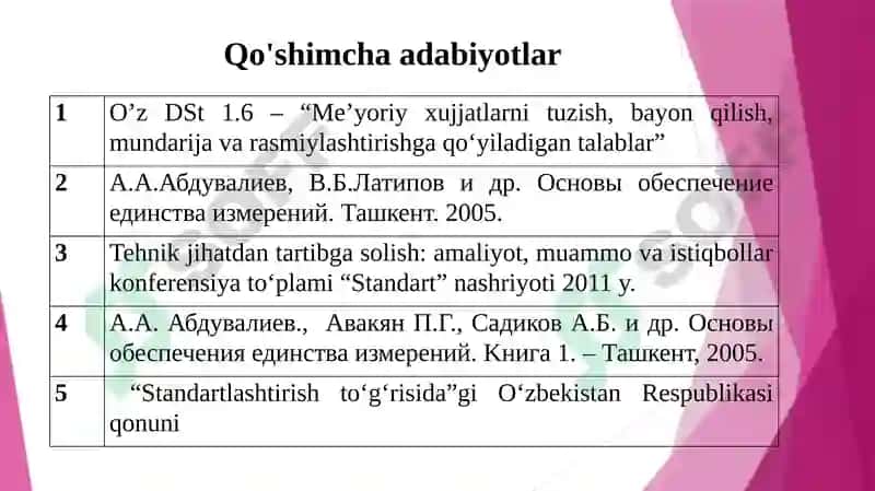 Standartlarni ishlab chiqish, tasdiqlash va tadqiq etish tartib va qoidalari 4