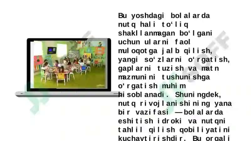 Maktabgacha orta yoshdagi bolalar nutqini o‘stirishning vazifalari, metodlari va vositalari 4