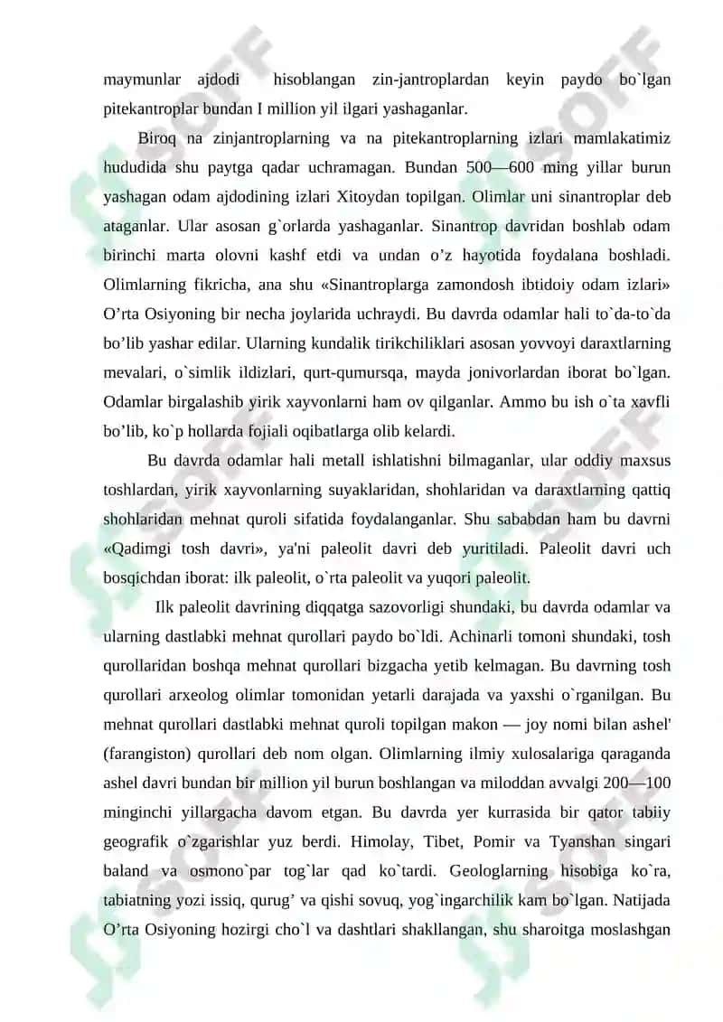 Oʻrta Osiyoning ibtidoiy davri tarixiga oid adabiyotlar 4
