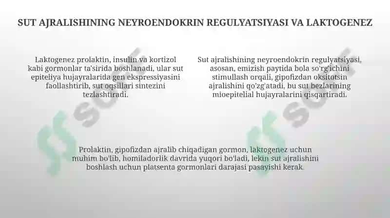 Sut bezlari faoliyatining boshqaruvi 4