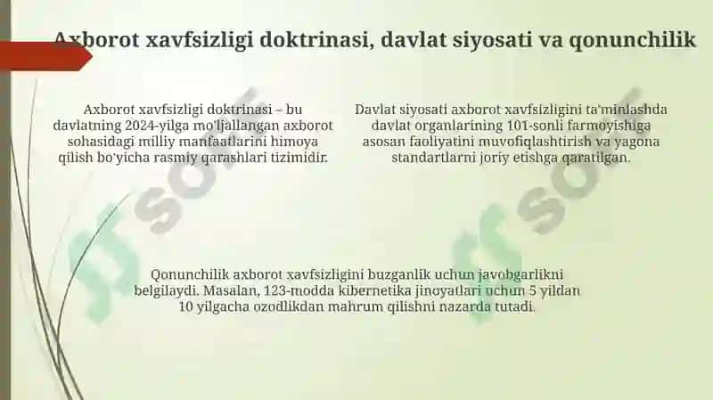 Axborot xavfsizligi 4