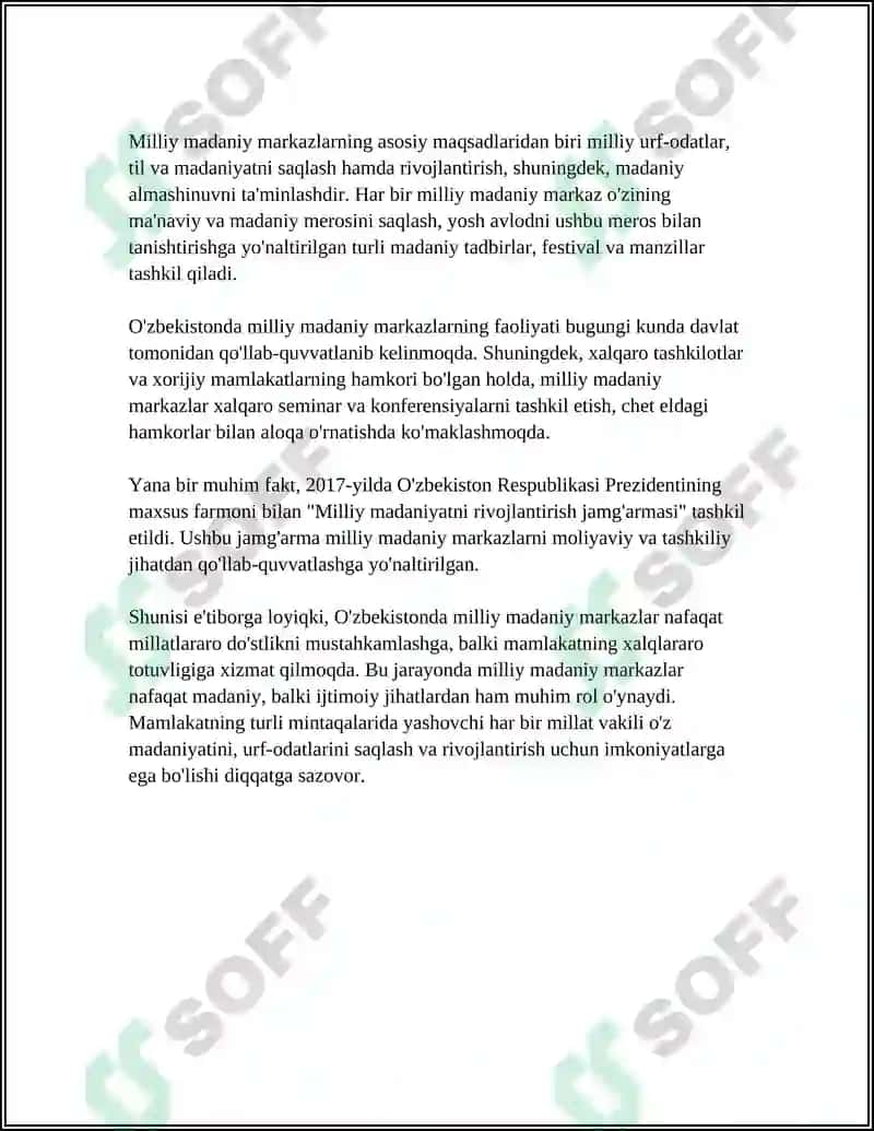 MUSTAQILLIK YILLARIDA OʻZBEKISTON MILLIY MADANIY MARKAZLAR FAOLIYATI 4