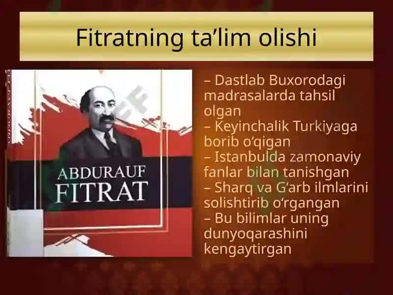 Fitratning hayoti va faoliyati 4