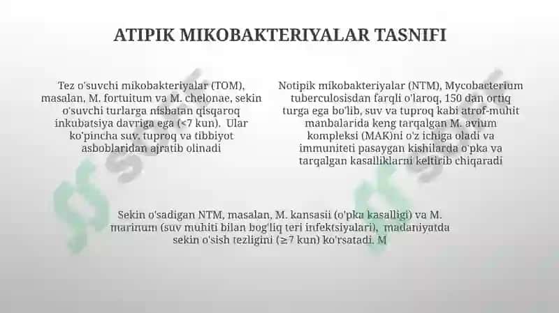 Atipik Mikobakterial Infektsiyalar 4