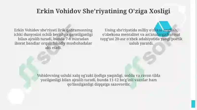Erkin Vohidov dostonnavis 4