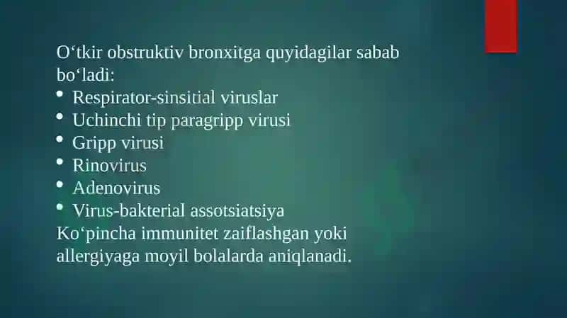 Bronxo-obstuktiv sindromda qiyosiy tasxislash 4