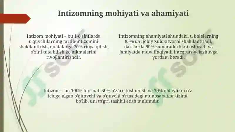 Interfaol metodlar boshlangʻich sinflar tarbiya fani uchun va uning mohiyati 4