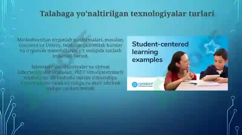 Talimnings haxsga yo'naltirish texnologiya 4