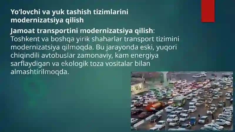 Transport sohasida atrof-muhitni muhofaza qilish 4