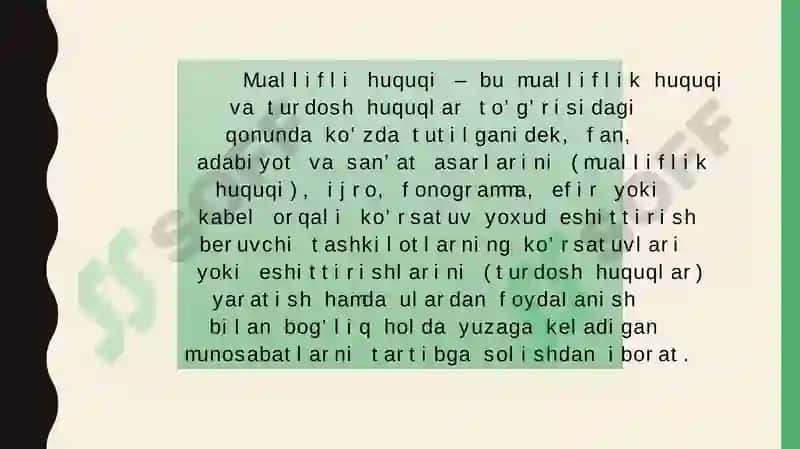 Mualliflik huquqi 4