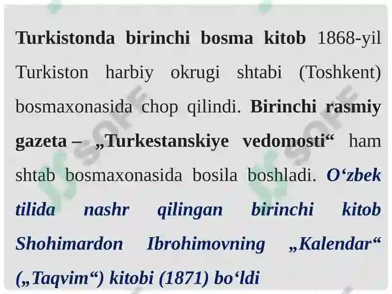 Zamonaviylik: an’anaviylik va ilk bosma nashrlar 4