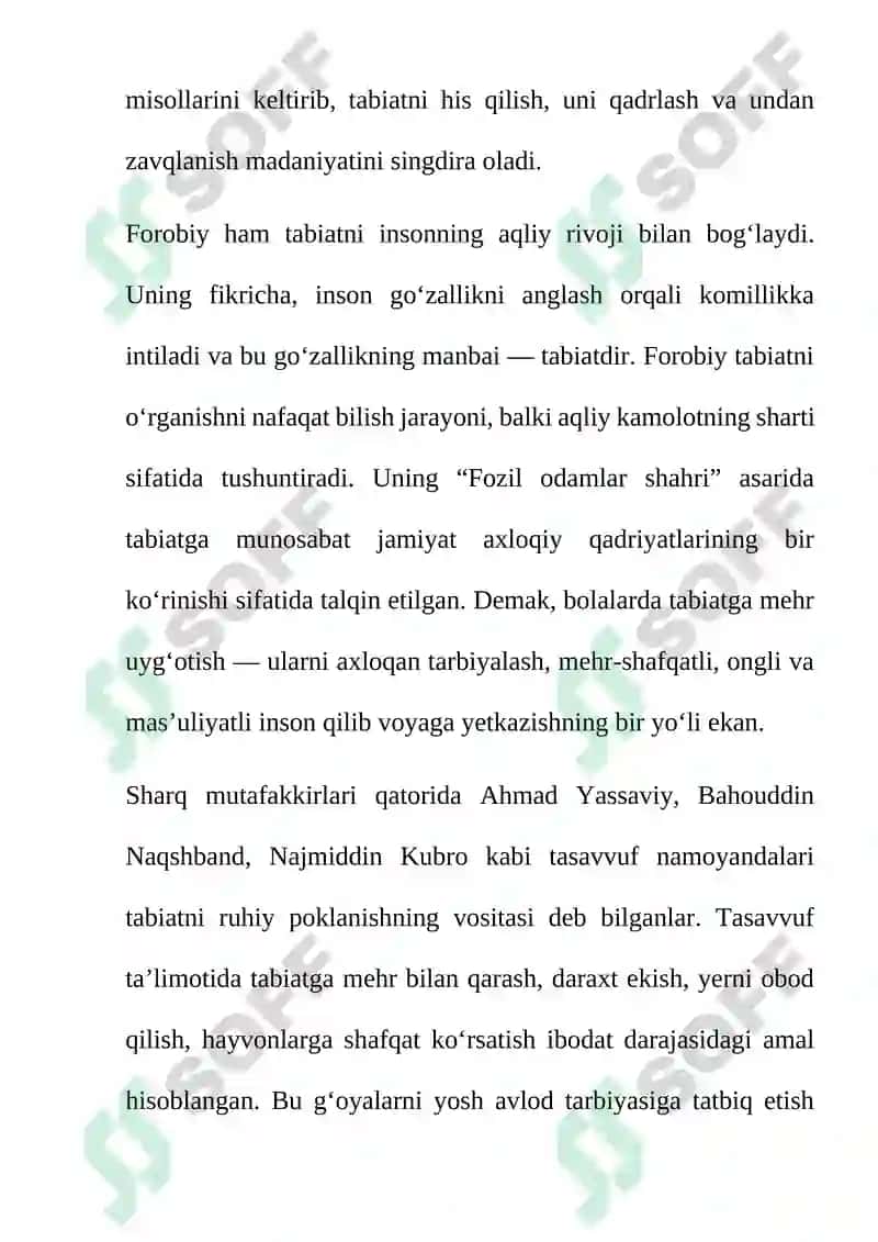 TABIAT BILAN TANISHTIRISHDA MUTAFAKKIRLAR MEROSI 4