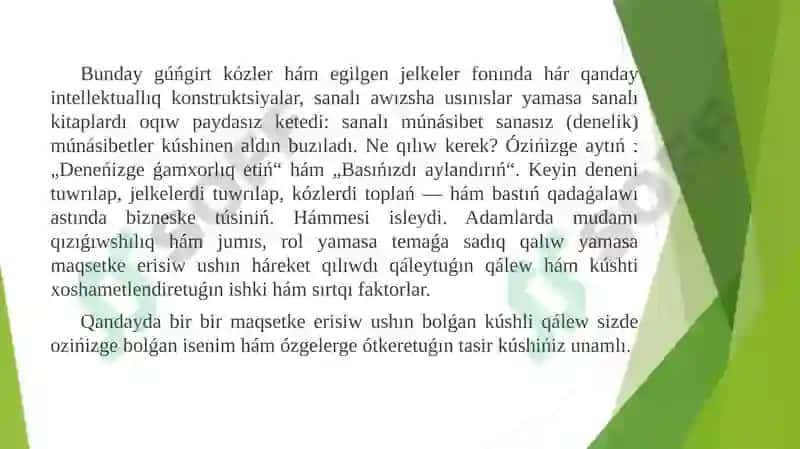 Motivaciya haqqında túsinik 4