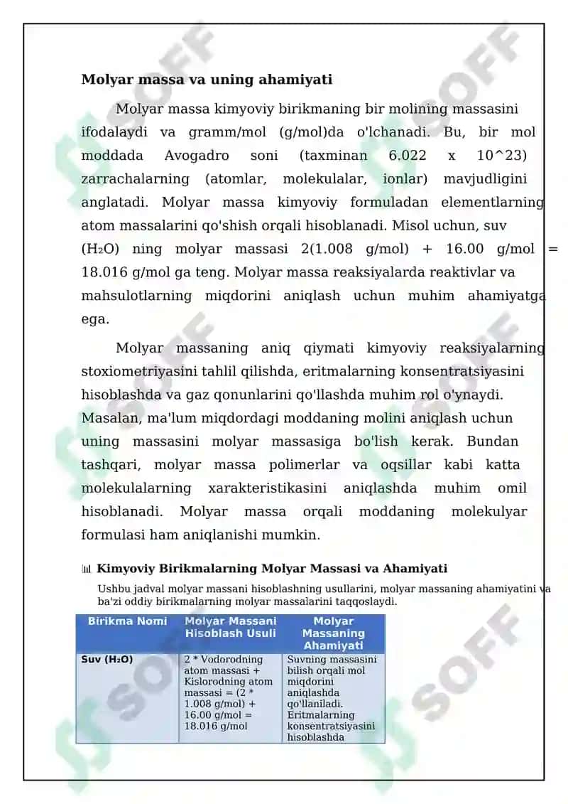 Kimyoviy birikmalarning hisoblash mumkin bólgan parametrlari 4