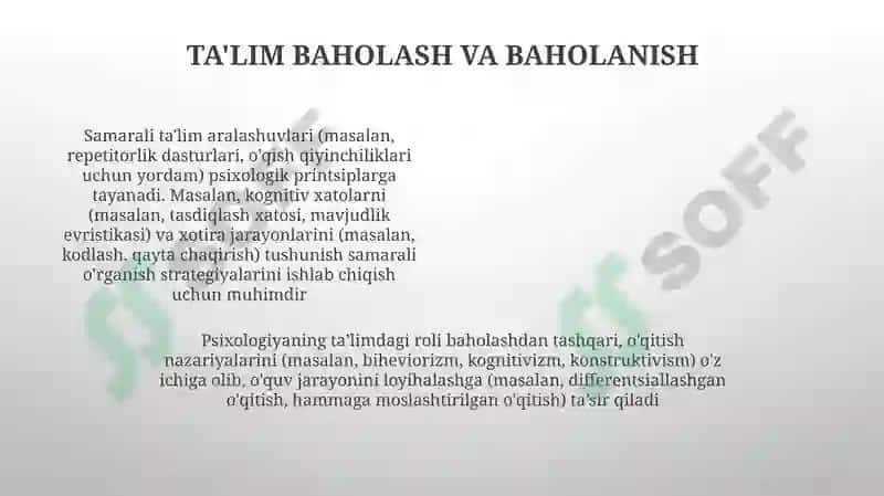Ta‘lim-tarbiya jarayonida psixologiyaning o‘rni 4