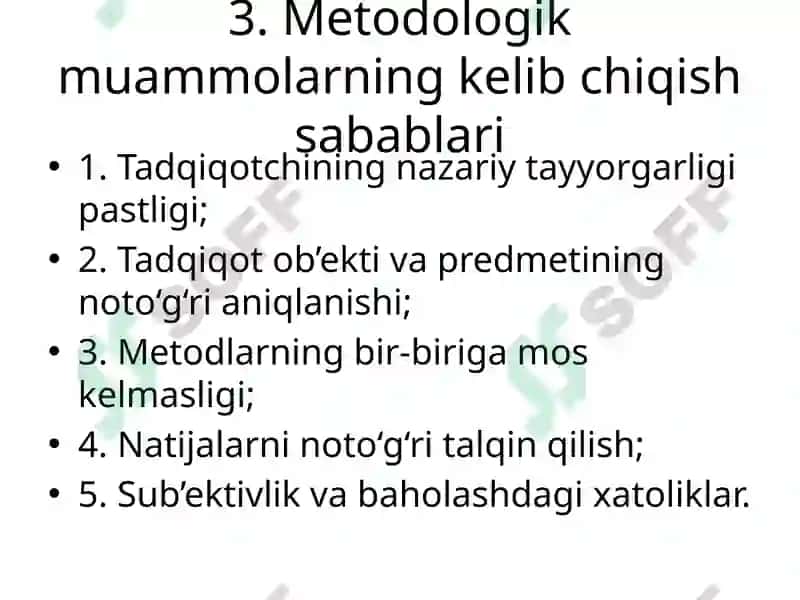 Ilmiy tadqiqot metodologiyasi 4