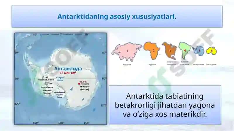 Antarktida tabiatining xususiyatlari 4
