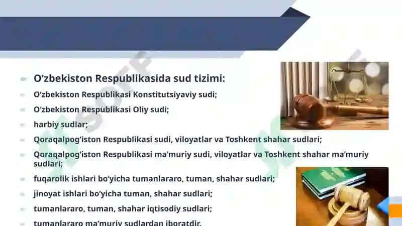 O`zbekiston Respublikasida Sud hokimiyati 4