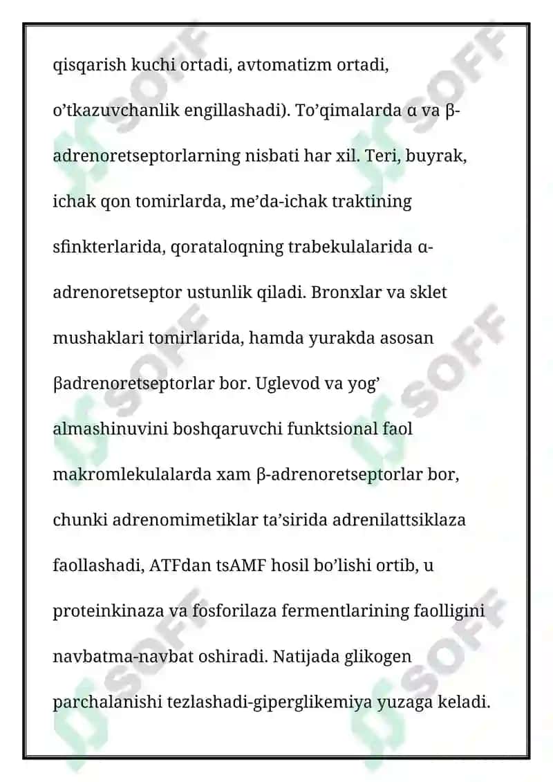 Adrenoretseptorlarni Qozg'otuvchi Vositalar 4
