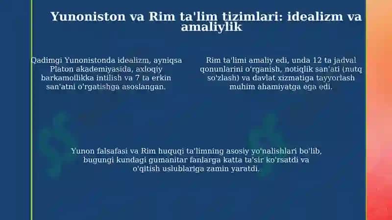 Qadimgi dunyoda ta'lim 4