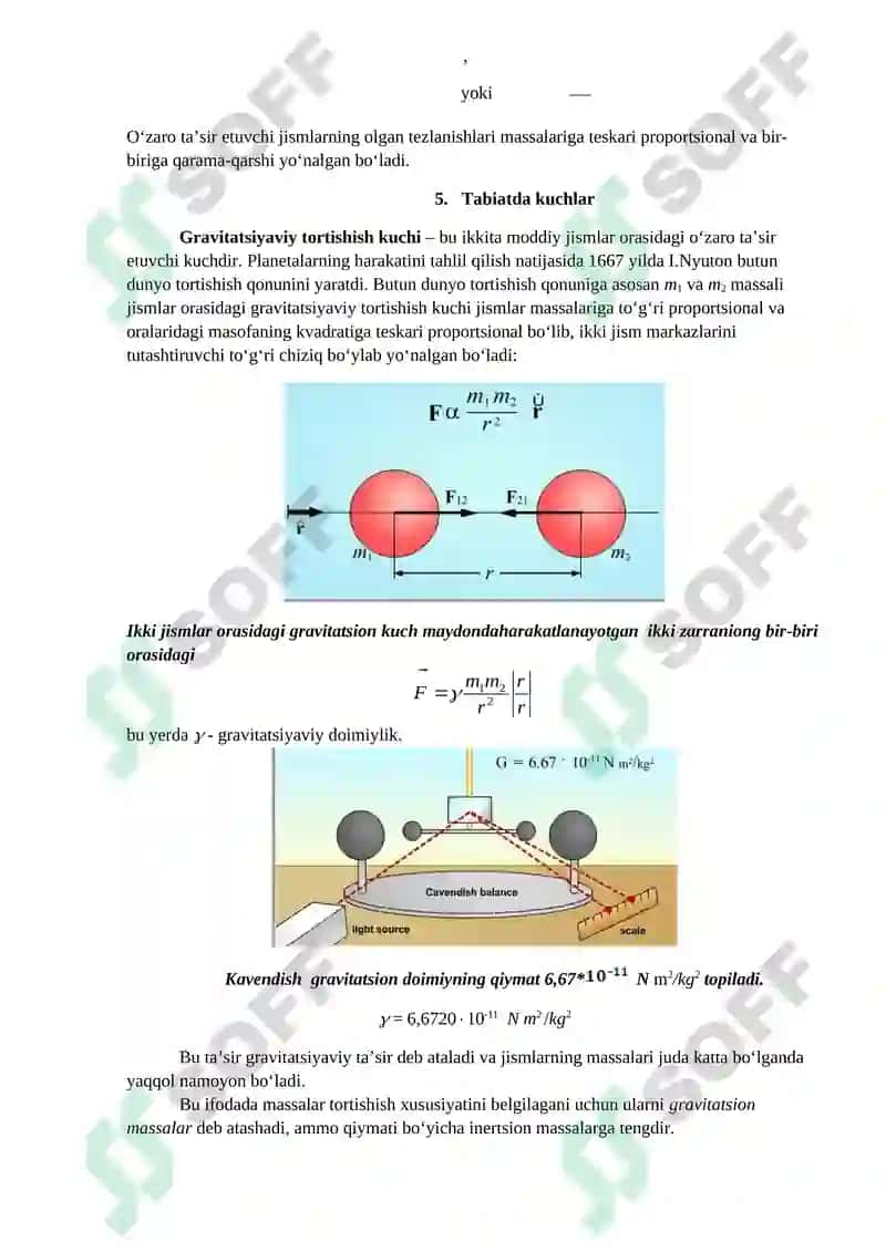 MODDIY NUQTA DINAMIKASI. KUCH, MASSA VA IMPULS. NYUTONNING BIRINCHI QONUNI VA INERSIAL SANOQ TIZIMLAR. NYUTONNING IKKINCHI QONUNI. NYUTONNING UCHINCHI QONUNI. TABIATDAGI KUCHLAR. INERSIYA MARKAZI. 4