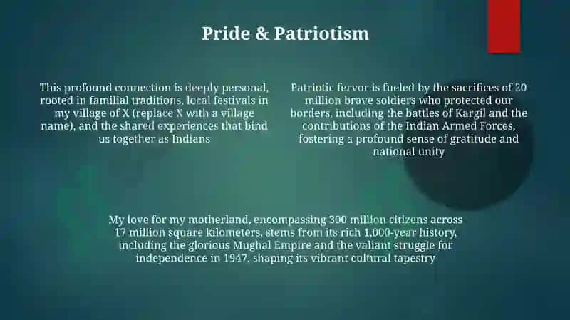Why do I love my motherland 4