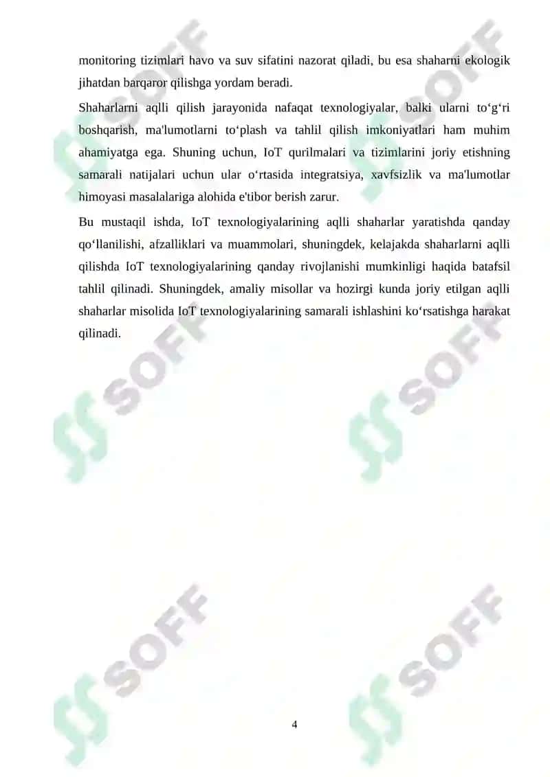IoT qurilmalari yordamida shaharni aqlli qilish (Smart City) 4