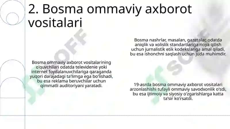Ommaviy axborot vositalari turlari 4