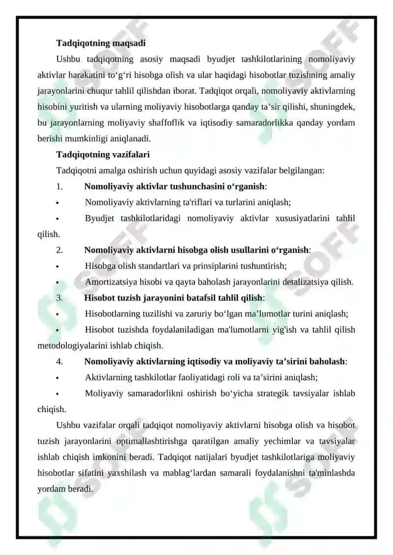BYUDJET TASHKILOTLARINING NOMOLIYAVIY AKTIVLAR HARAKATI TO'G'RISIDAGI HISOBOTI 4