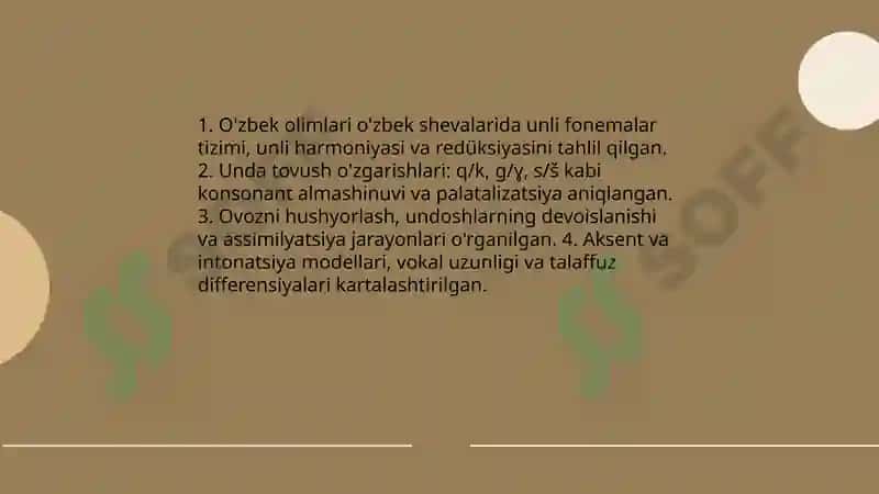 O'zbek shevalarining o'zbek olimlari tomonidan tadqiqi 4