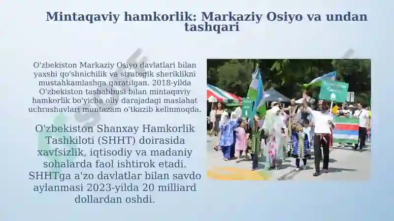 O'zbekiston va jahon hamjamiyati 4