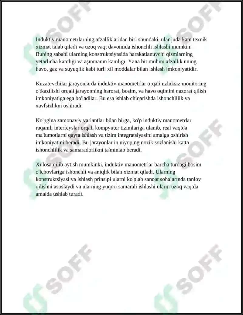 Induktiv manometrlar 4