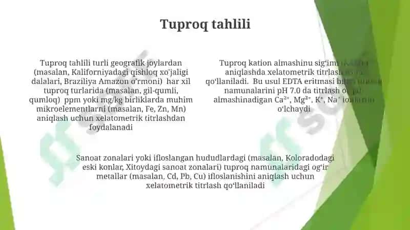 Cho'ktirishga asoslangan titrametrik analiz 4