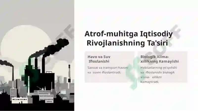 Iqtisodiy Rivojlantirishning Atrof-muhitga Ta'siri 4