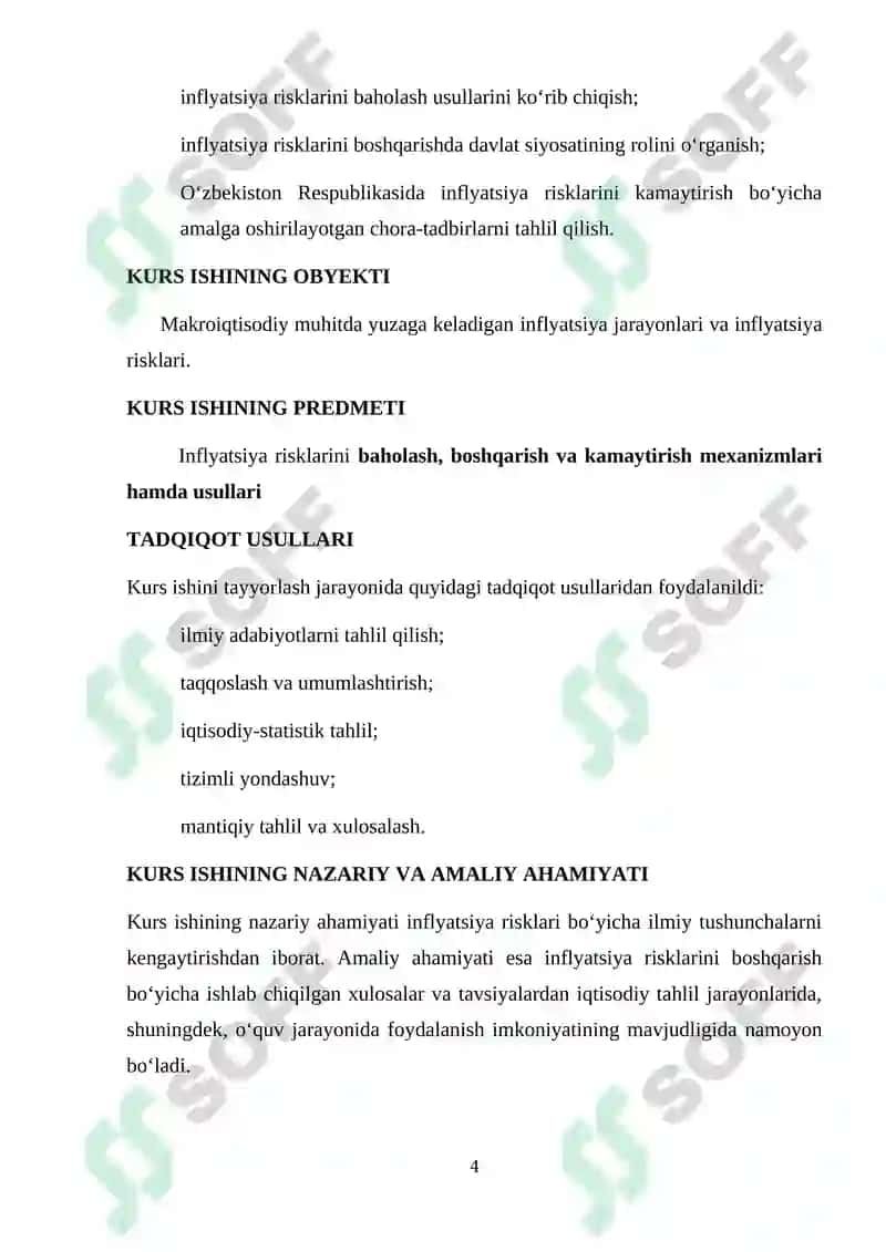 INFYATSIYA RISKLARINI BOSHQARISH 4