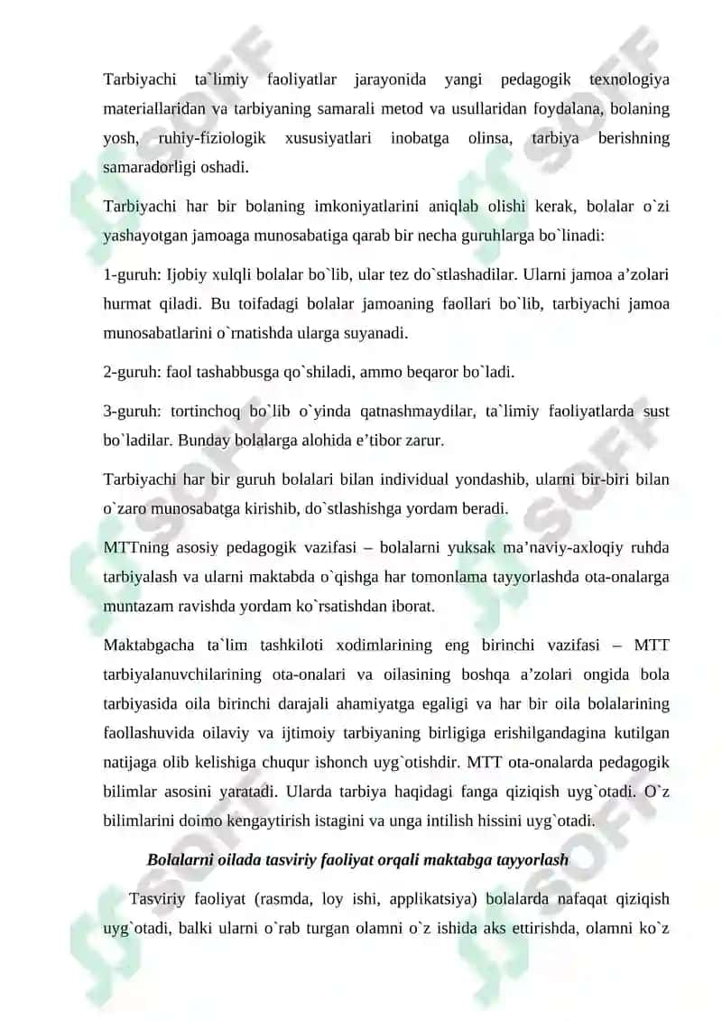 Bolalarni pedagoglar va ota-onalar bilan hamkorlikda ijod qilishi 4