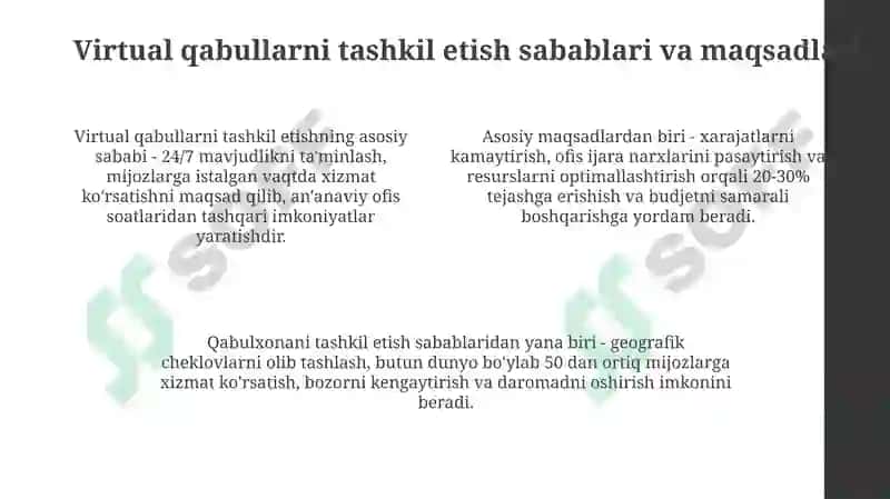 Virtual qabulxonalarning ochilishi 4