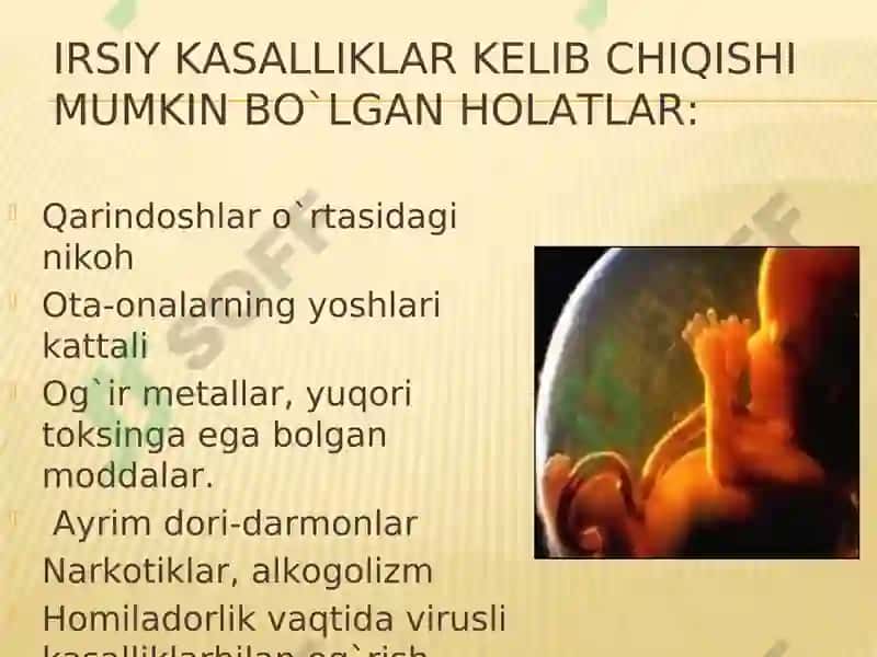 Xromosoma kasalliklari 4