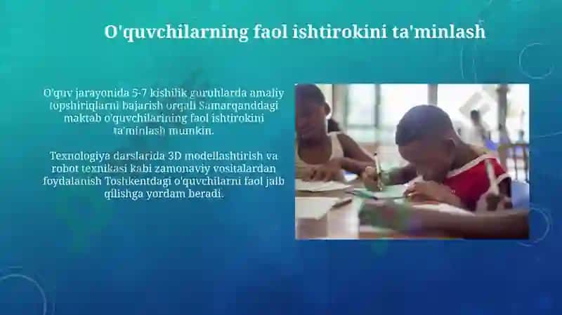 Texnalogiya taʼlimining didaktik tamoyillari 4
