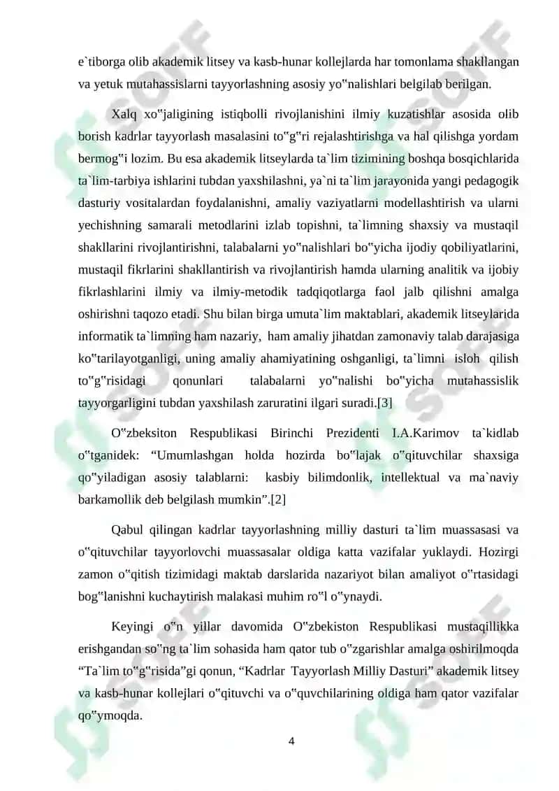 Elektron darslik yaratish uchun tizim 4