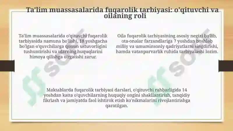 Fuqarolik tarbiyasi 4