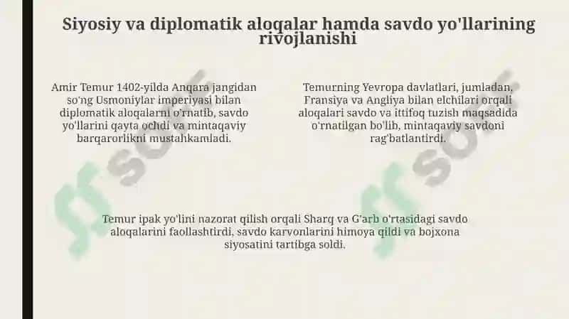 Amir Temurning harbiy yurishlari va geografik bilimlar 4