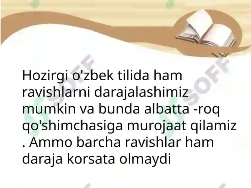 Ravishlarda daraja formasi 4