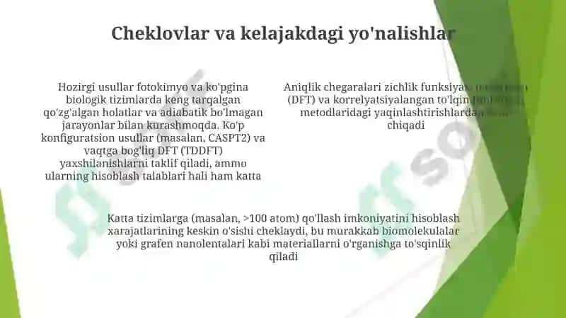 Empirik kvant kimyoviy hisoblash uslubi 4