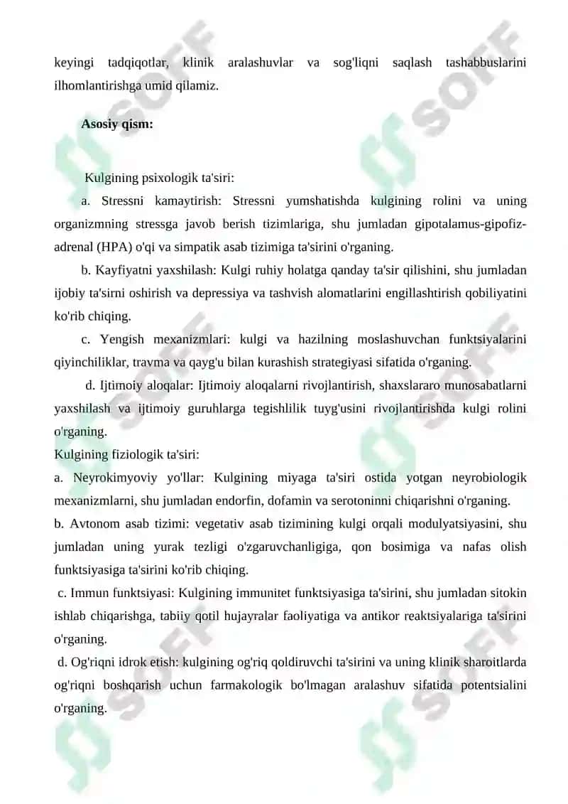 Kulgining Shifobaxsh Kuchi 4