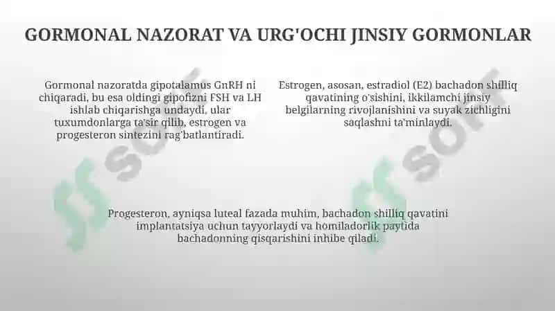 Ayollar reproduktiv tizmini fiziologiyasi 4