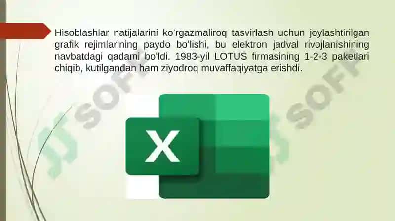 MS EXCEL dasturida formula va funksiyalar 4
