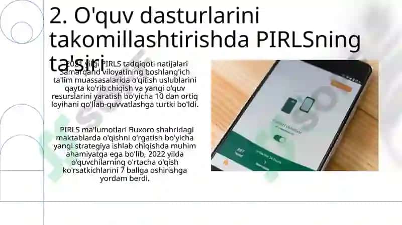 PIRLS Baholash Dasturining Maqsadi 4