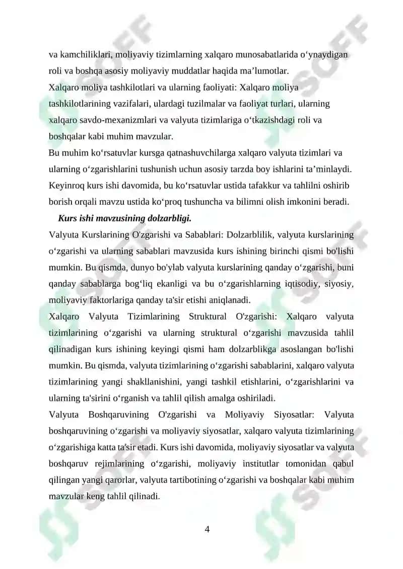 Xalqaro Valyuta Tizimlari va Ularning Oʻzgarishi 4